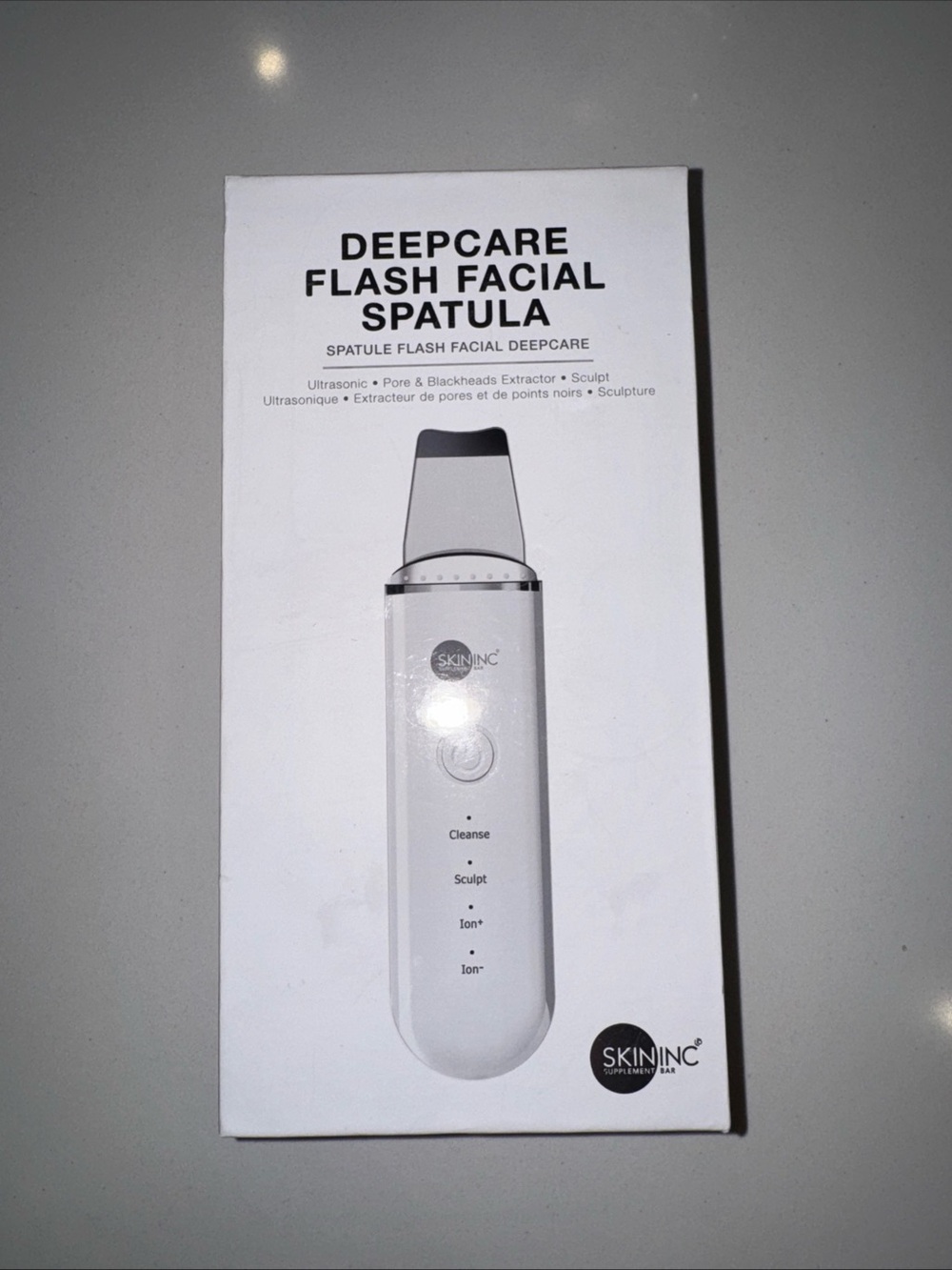 Skininc Deepcare Flash Facial Spatula - White